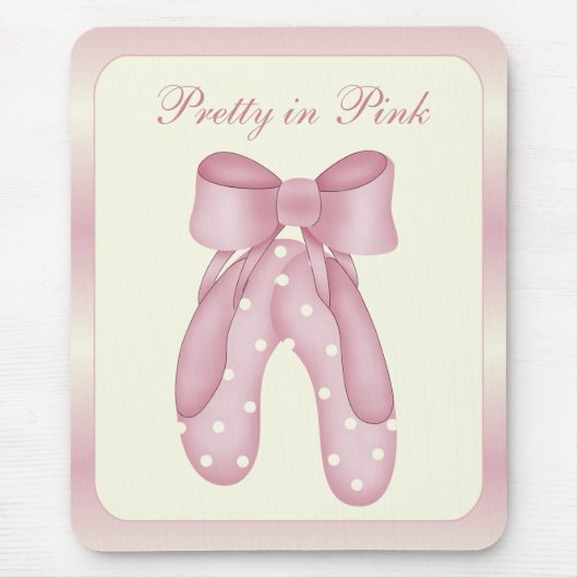 Hübsch in rosa Mousepad (Vorne)