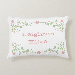 Hübsch in Rosa Namenskissen Dekokissen