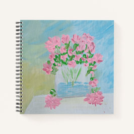 Hübsch in rosa Notebook Notizblock