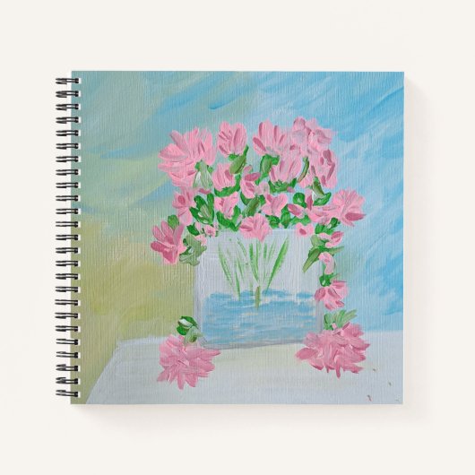 Hübsch in rosa Notebook Notizblock (Vorderseite)