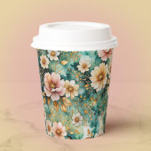 Hübsch in rosa pappbecher