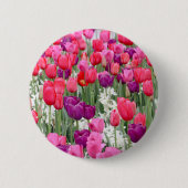 Hübsch in rosa Petalen Button (Vorderseite)