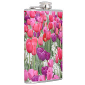 Hübsch in rosa Petalen Flachmann (Rechts)