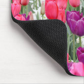 Hübsch in rosa Petalen Mousepad (Ecke)