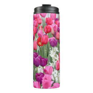 Hübsch in rosa Petalen Thermosbecher