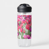 Hübsch in rosa Petalen Trinkflasche (Vorderseite)