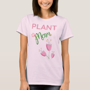 Hübsch in Rosa Pflanze Mama Geschenk T-Shirt