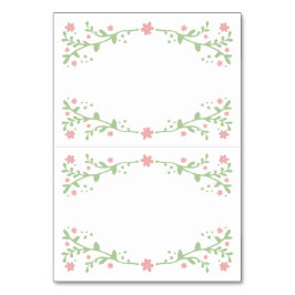 Hübsch in rosa Platzkarten für abklappbare Tabelle Tischnummer