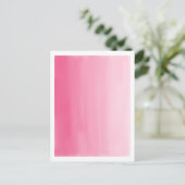 Hübsch in rosa Postkarte (Stehend Vorderseite)