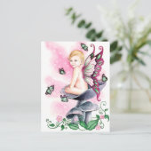 Hübsch in rosa postkarte (Stehend Vorderseite)