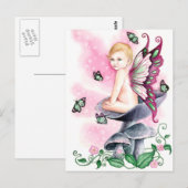 Hübsch in rosa postkarte (Vorne/Hinten)