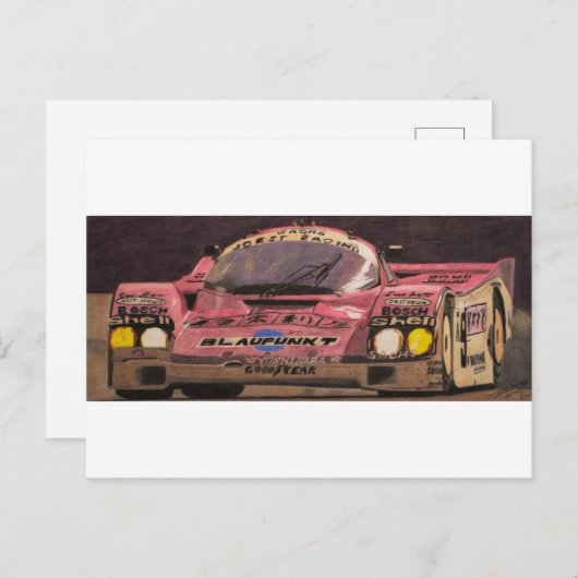 Hübsch in rosa postkarte (Vorne/Hinten)