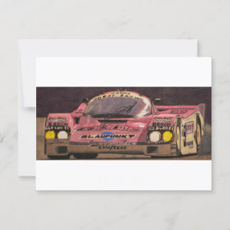 Hübsch in rosa postkarte