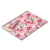 Hübsch in Rosa Roses Blumennagel Polnisch Notizblock (Linke Seite)