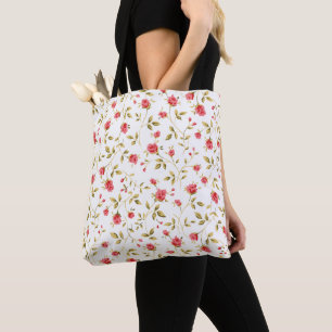 Hübsch in rosa Roses Tote Tasche