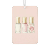 Hübsch in Rosa Schleife Autolufterfrischer (Rückseite)