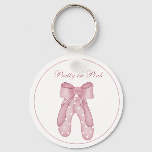 Hübsch in rosa Schlüsselanhänger (Vorderseite)
