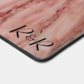 Hübsch in rosa Schreibtischmatte (Ecke)