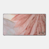 Hübsch in rosa Schreibtischmatte (Vorderseite)