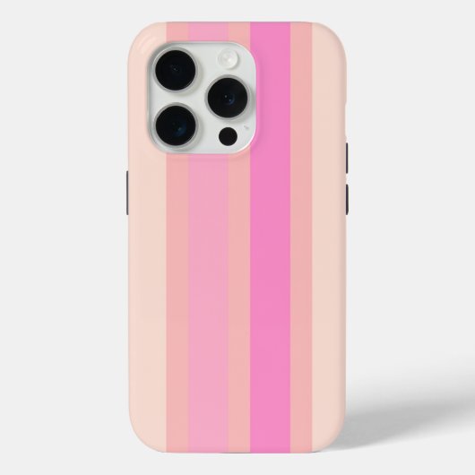 Hübsch in rosa Streifen Case-Mate iPhone Hülle (Rückseite)