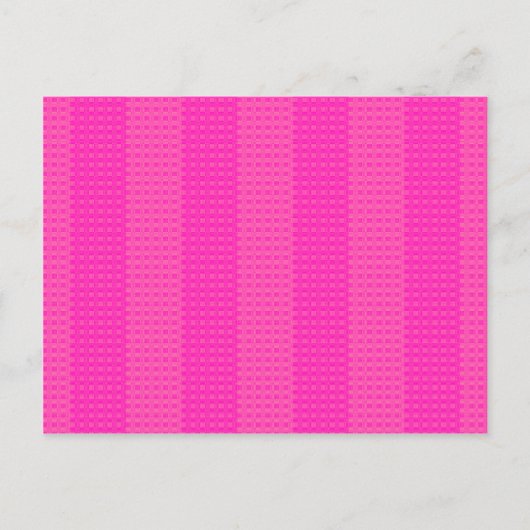 Hübsch in rosa Streifen Postkarte (Vorderseite)