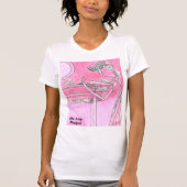 Hübsch in rosa T-Shirt (Vorderseite)