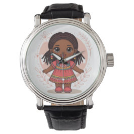 Hübsch in rosa Ticks Armbanduhr