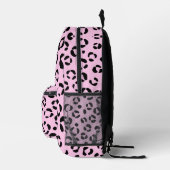 Hübsch in rosa Tierschrift Bedruckter Rucksack (Rechts)