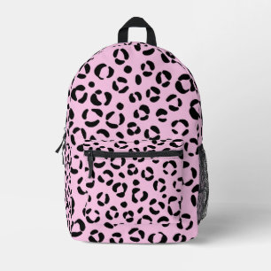 Hübsch in rosa Tierschrift Bedruckter Rucksack