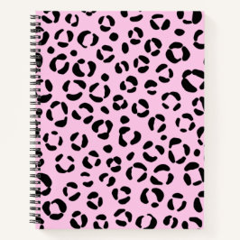 Hübsch in rosa Tierschrift Notizblock