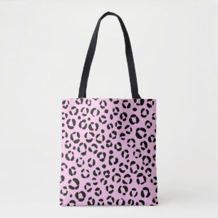 Hübsch in rosa Tierschrift Tasche