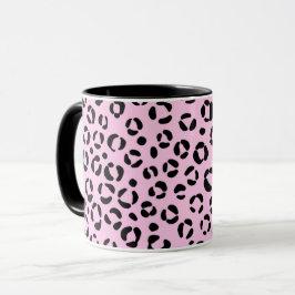 Hübsch in rosa Tierschrift Tasse
