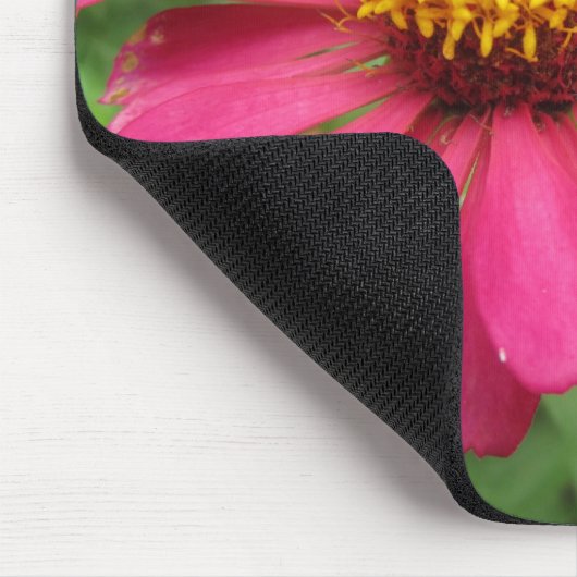 Hübsch in Rosa und Gelb Mousepad (Ecke)