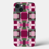 Hübsch in rosa und grün Case-Mate iPhone hülle (Rückseite)