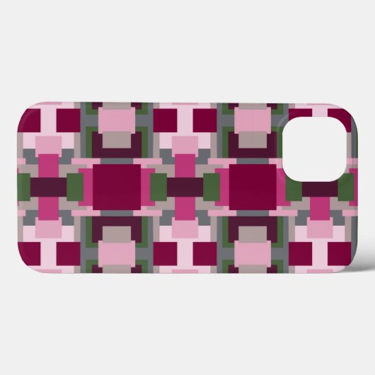 Hübsch in rosa und grün Case-Mate iPhone hülle (Rückseite (Horizontal))