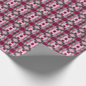 Hübsch in rosa und grün geschenkpapier (Ecke)