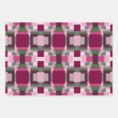 Hübsch in rosa und grün geschenkpapier set (Vorderseite 2)