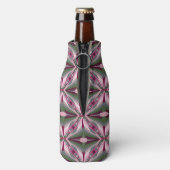 Hübsch in rosa und grün gestrichenen Farbblöcken Flaschenkühler (Flasche Rückseite)