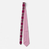 Hübsch in rosa und grün krawatte (Rückseite)