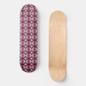 Hübsch in rosa und grün skateboard (Vorderseite)