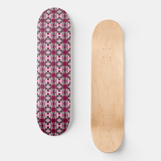 Hübsch in rosa und grün skateboard (Vorderseite)