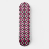 Hübsch in rosa und grün skateboard (Vorderseite)