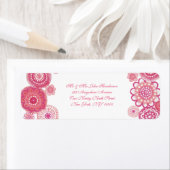 Hübsch in Rosa, weißes, florales Kleinanschrift Au (Insitu)