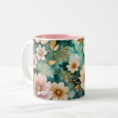 Hübsch in rosa zweifarbige tasse (Vorderseite Links)