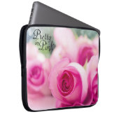 Hübsch in Rosen Laptopschutzhülle (Vorne Rechts)