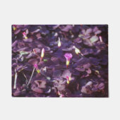 Hübsch in violetten Blumen Fußmatte (Vorderseite)