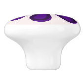 Hübsch Indigo Blume Doodle Keramikknauf (Seitenansicht)