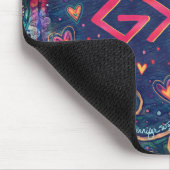 Hübsch Inspirierend höhere Inspiritivität Gottes Mousepad (Ecke)