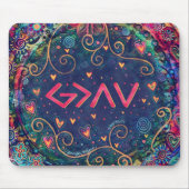 Hübsch Inspirierend höhere Inspiritivität Gottes Mousepad (Vorne)