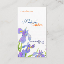 Hübsch Iris Beruflich Florist Visitenkarte